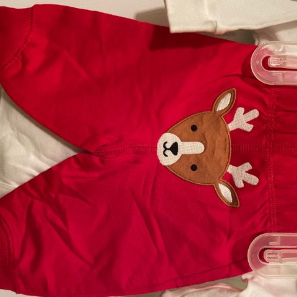 NWT Carter''s Christmas Baby Set for 3 mos - Picture 4 of 8